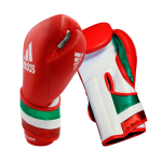 Перчатки боксерские Adidas ADISPEED, цвет красно-бело-зелёный